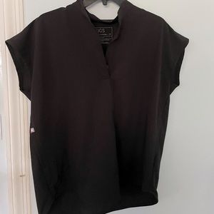 Figs black Rafaela scrub top size extra small xs